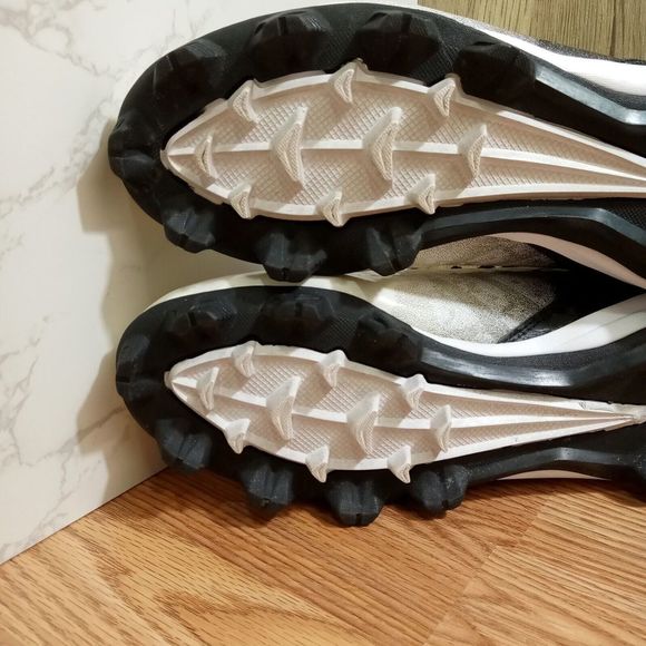 adidas Mens Icon 4 Sz 9 G26698 White Baseball Cleats Shoes‎ Sneakers - Picture 10 of 14